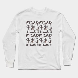 funny wolf Long Sleeve T-Shirt
